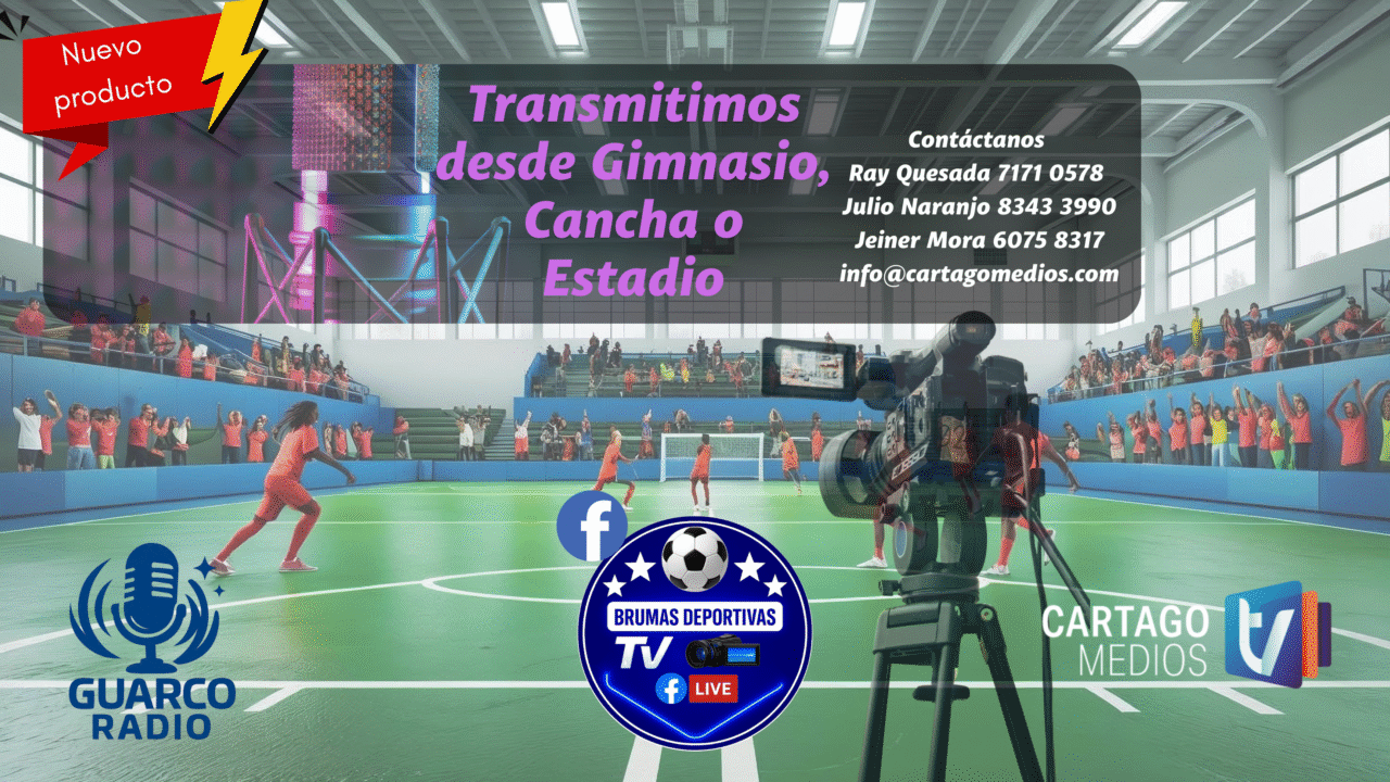 Brumas Deportivas TV une transmisiones deportivas con Cartago Medios