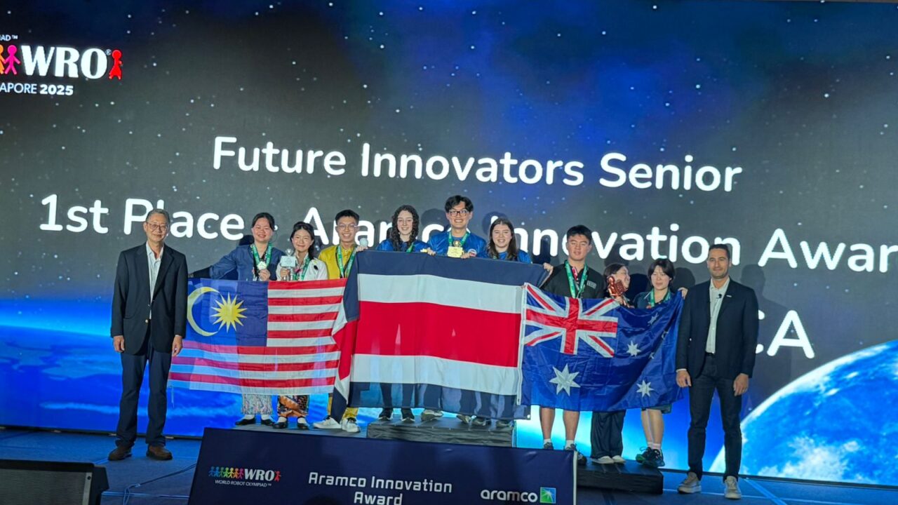 Costa Rica se coronó campeón mundial de robótica en Singapur con un vivero espacial inteligente