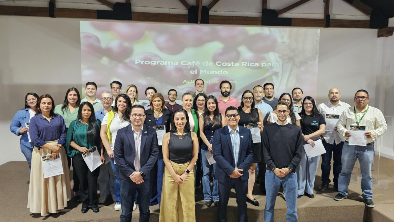 Programa “Café de Costa Rica para el Mundo” impulsa la preparación exportadora del sector cafetalero